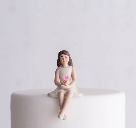 Preteen Girl Cake Top Figurine