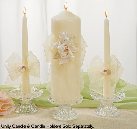 Amour Taper Candles - (Set of 2)