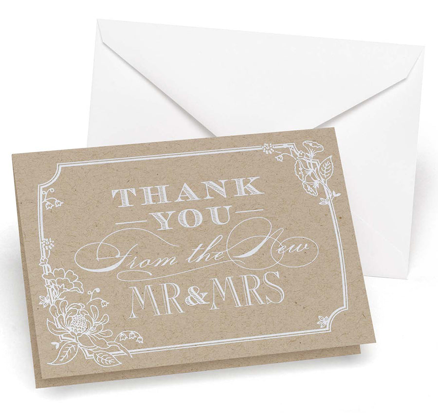 Country Blossom Thank You Cards