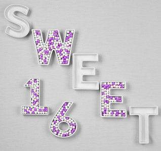 SWEET 16 Ceramic Letter Dishes