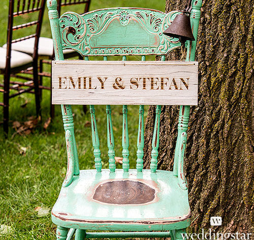 Vintage Inspired Wooden Wedding Signs