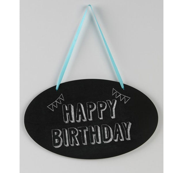 Oval Chalkboard Sign