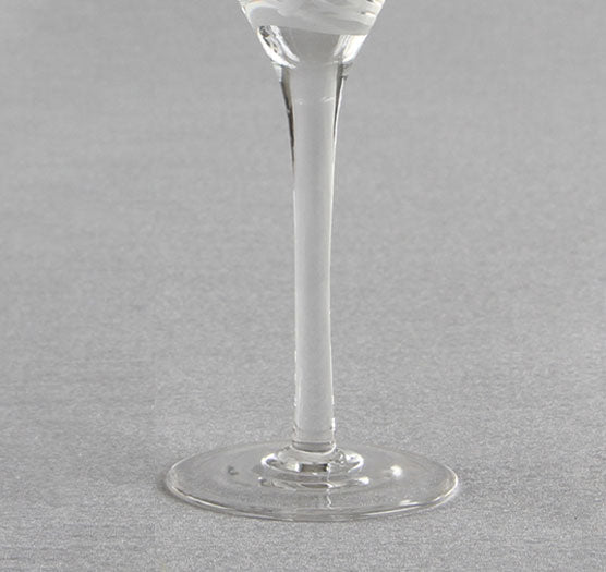 Etched Design Wedding Toasting Flutes