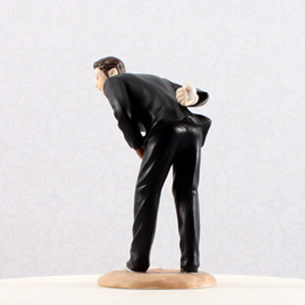 Baseball Groom Figurine