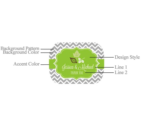 Fall Personalized Mint Tins