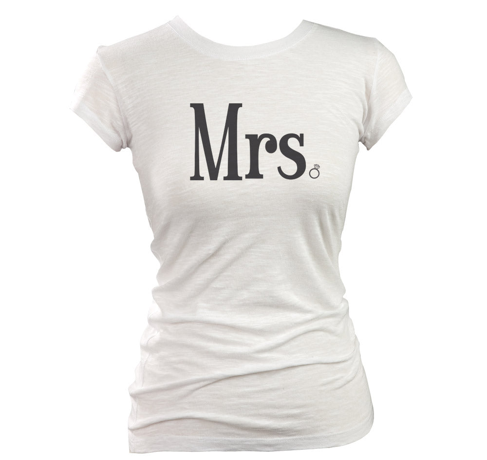 Mrs. Diamond Ring Fitted Tee