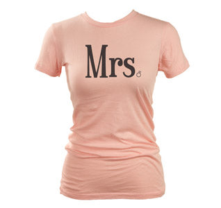Mrs. Diamond Ring Fitted Tee