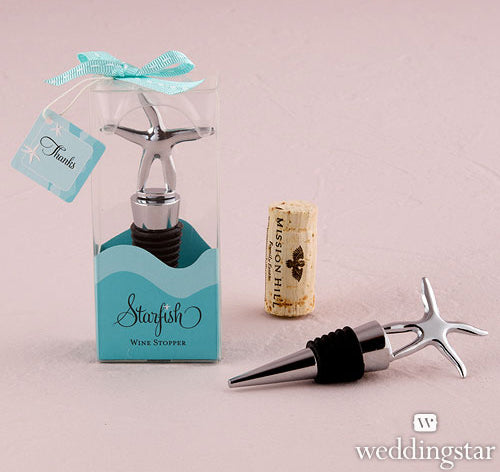 Starfish Wine Stopper Favor