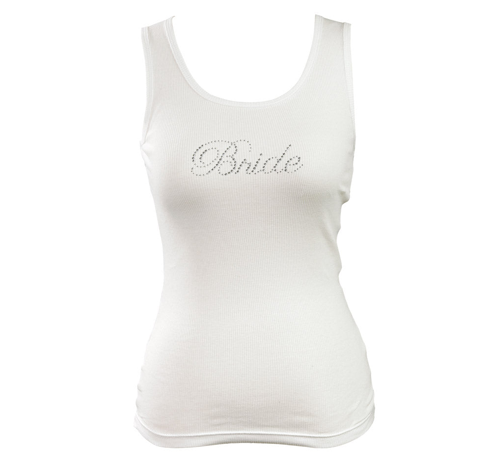 Rhinestone Bride Tank