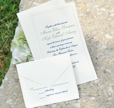 Pearl Ivory Invitation Kit (50 Count)