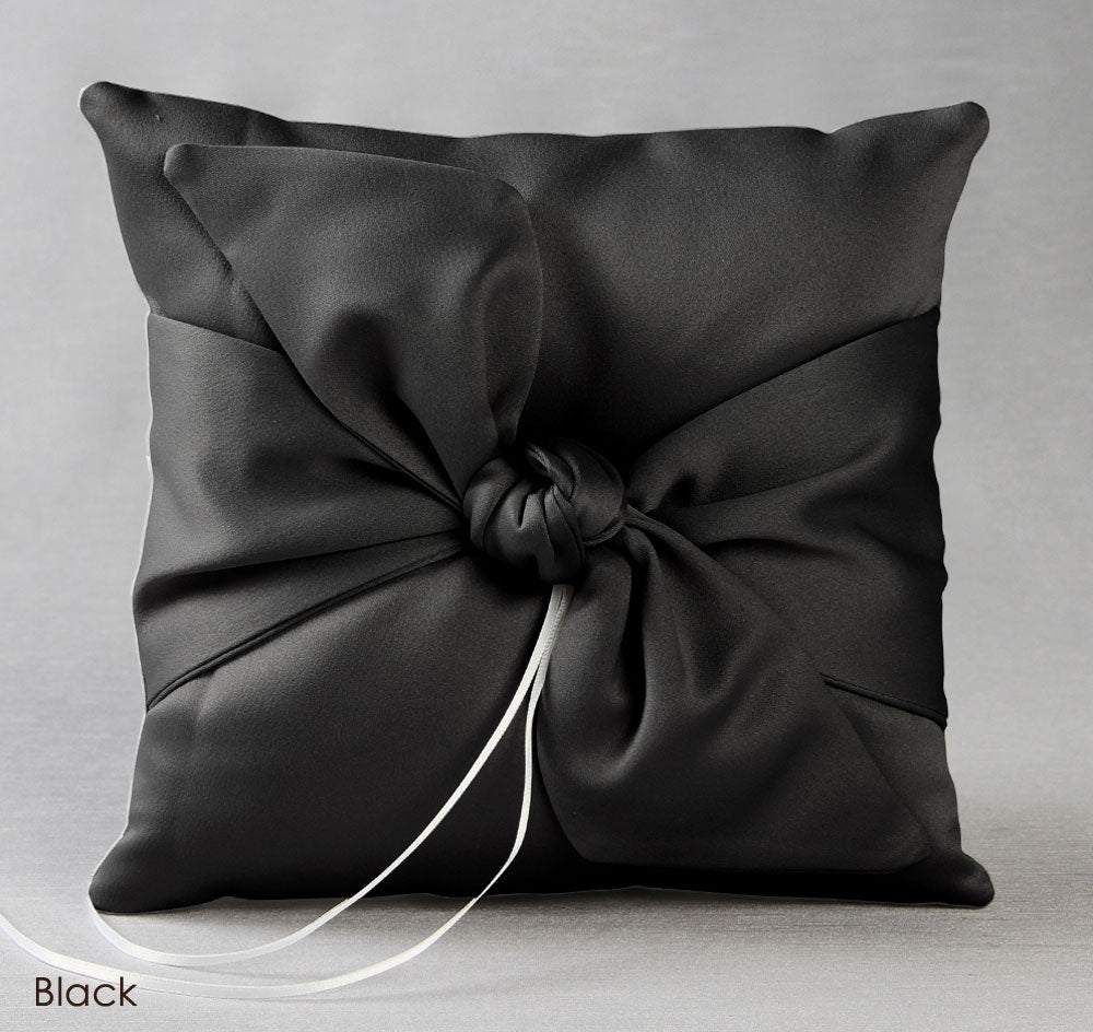 Love Knot in Color Ring Pillow