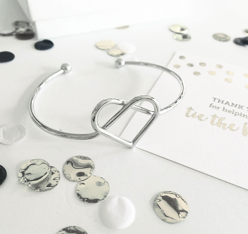 Tie the Knot Heart Bracelet
