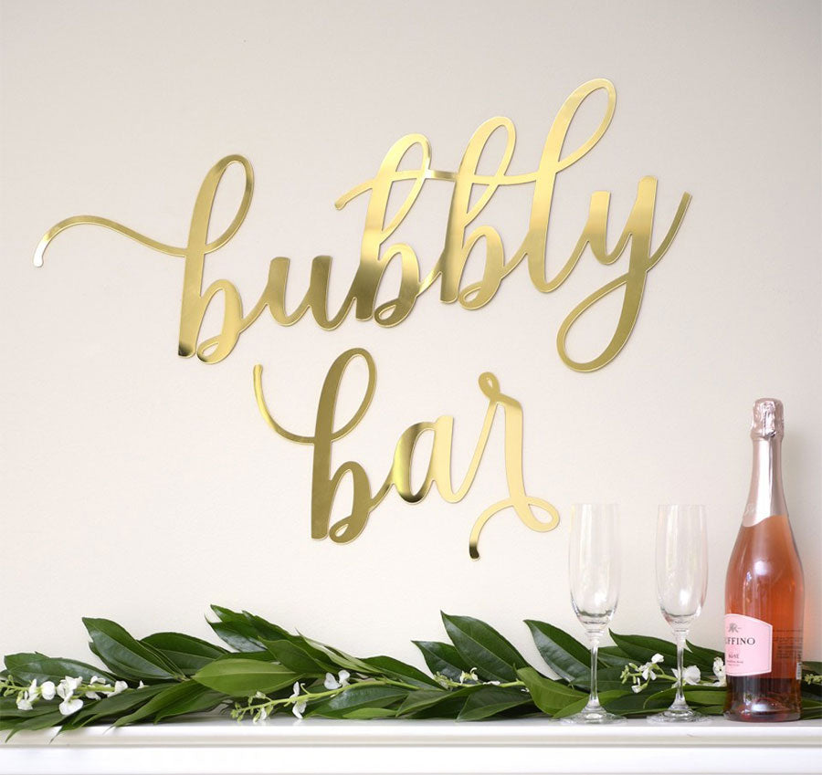 gold-bubbly-bar-sign-the-wedding-outlet for Free Printable Bubbly Bar Sign Gold Bubbly Bar Sign - The Wedding Outlet for Free Printable Bubbly Bar Sign
