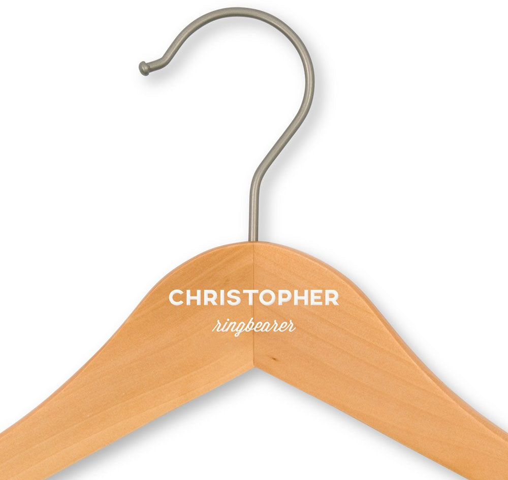 Personalized Ring Bearer Hanger