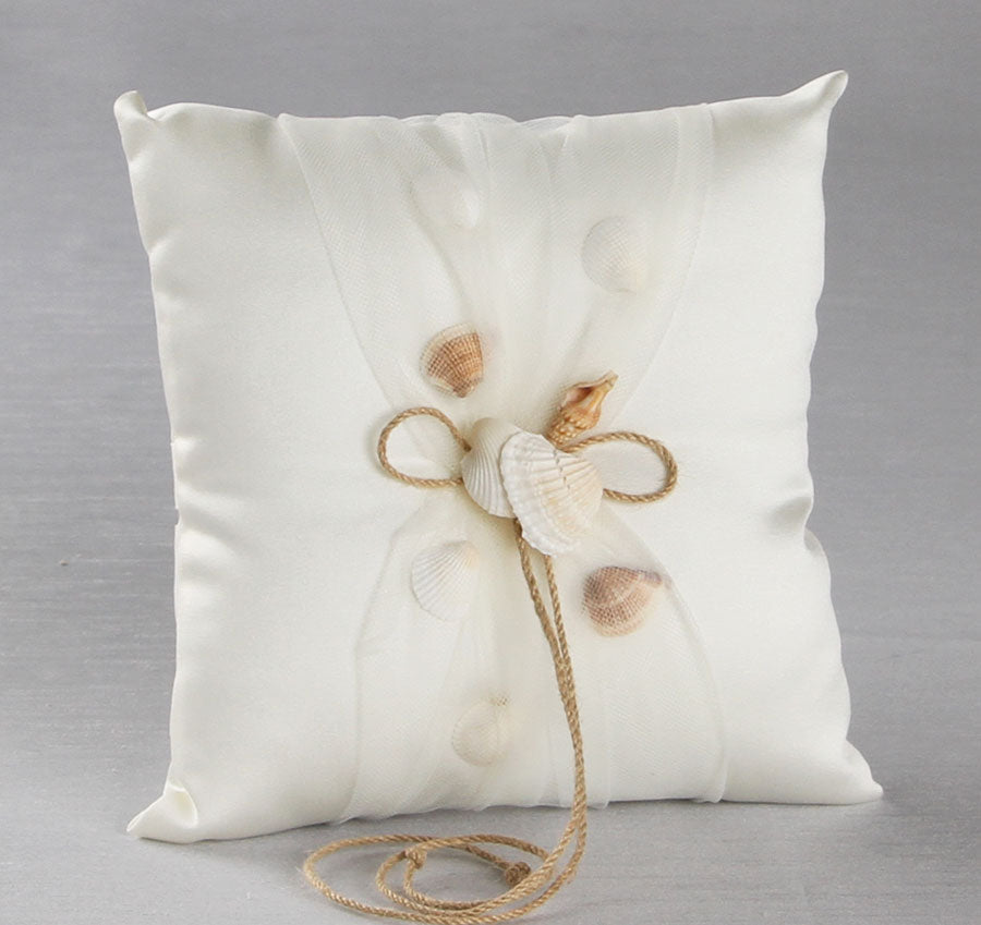 Seashore Ring Bearer Pillow