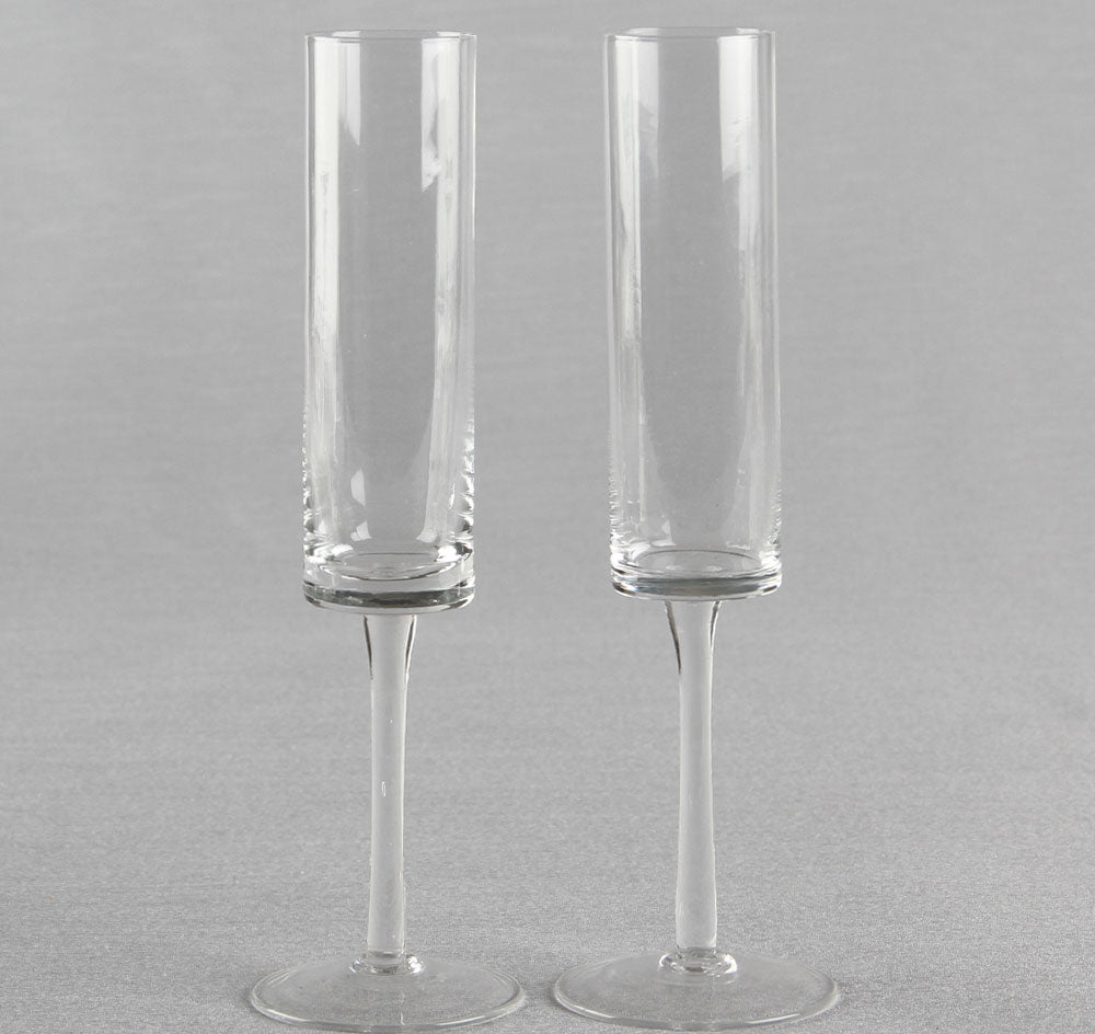 Cylinder Champagne Flutes