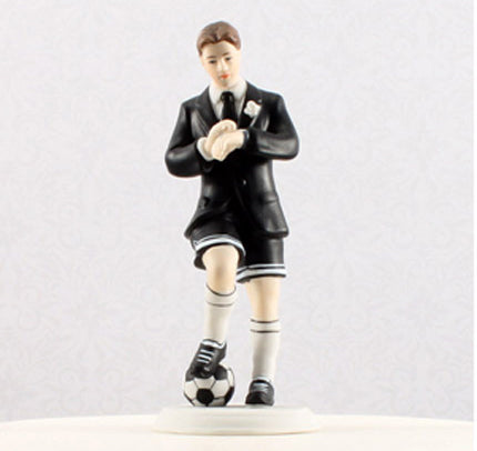 Soccer Groom Figurine