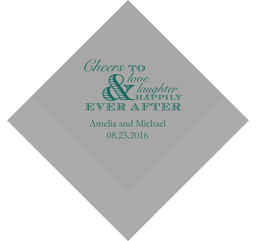 Wedding Cheer Personalized Napkins