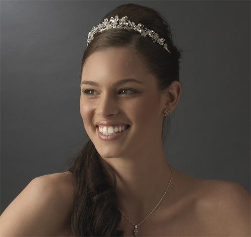 Swarovski Crystal Butterfly Wedding Bridal Tiara