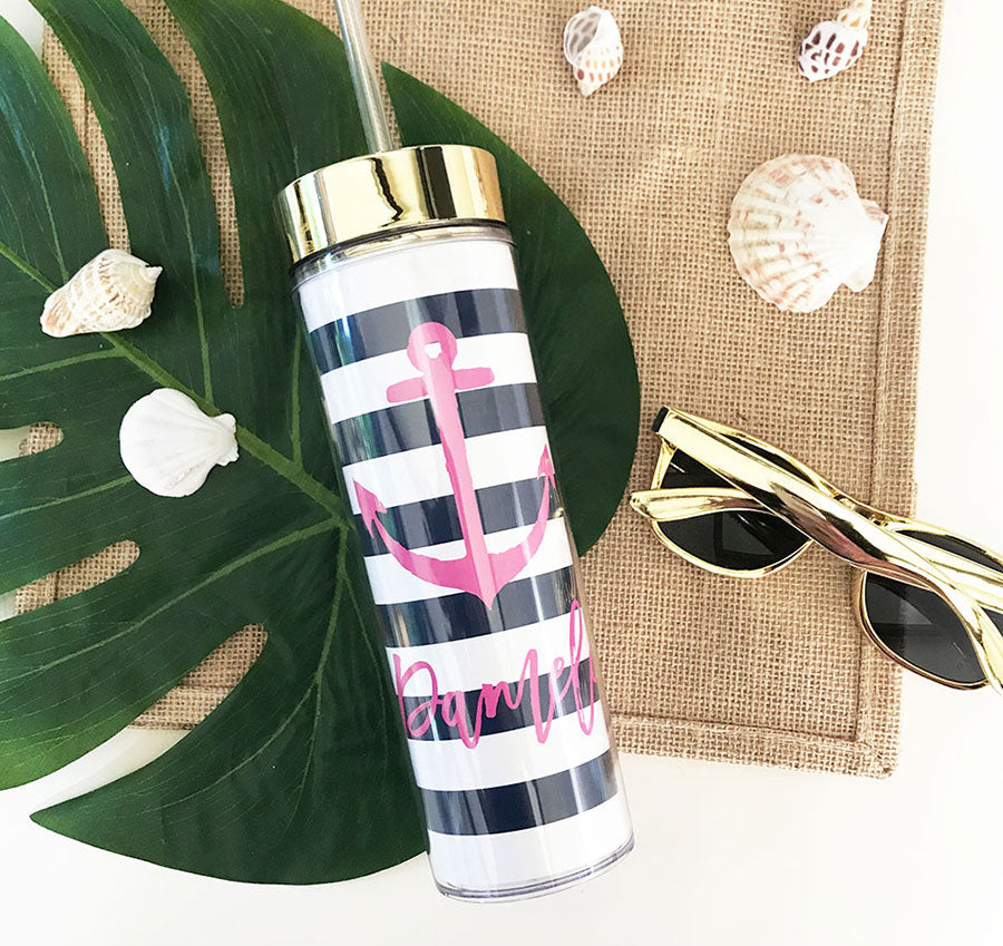 Personalized Tropical Tall Tumbler