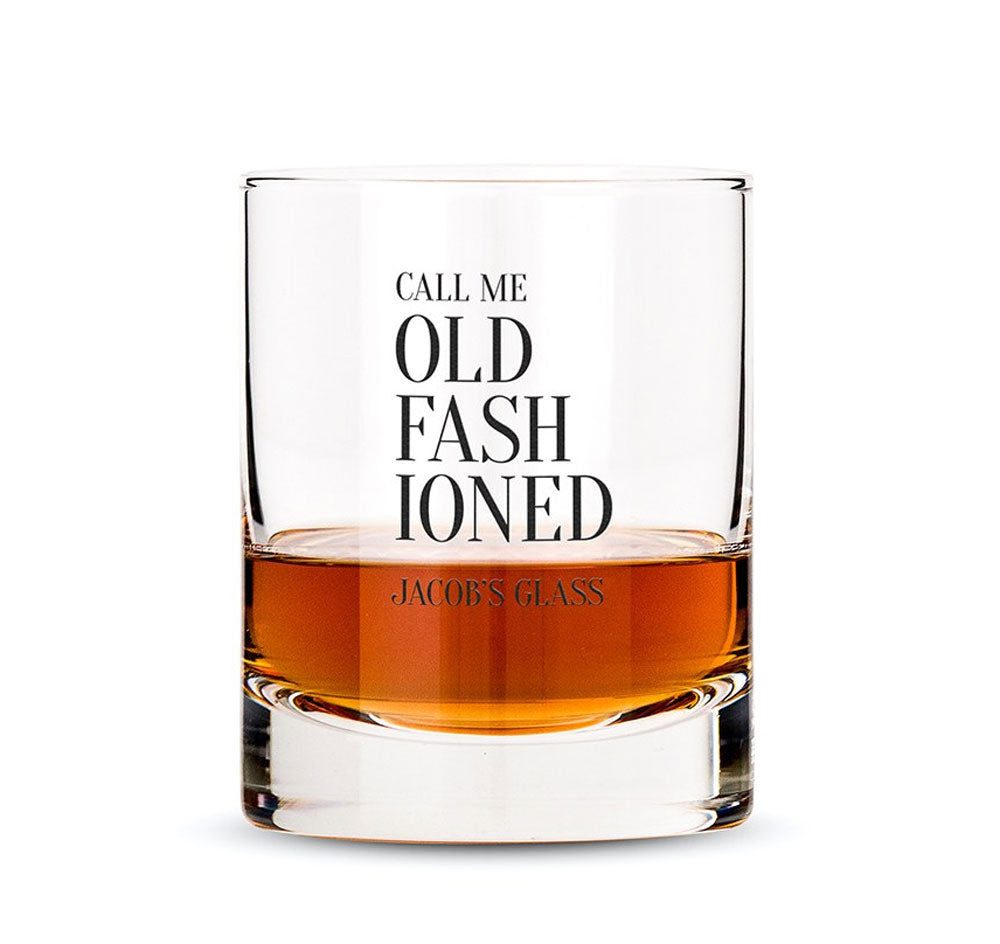 Personalized Whiskey Glass - Old Fashioned
