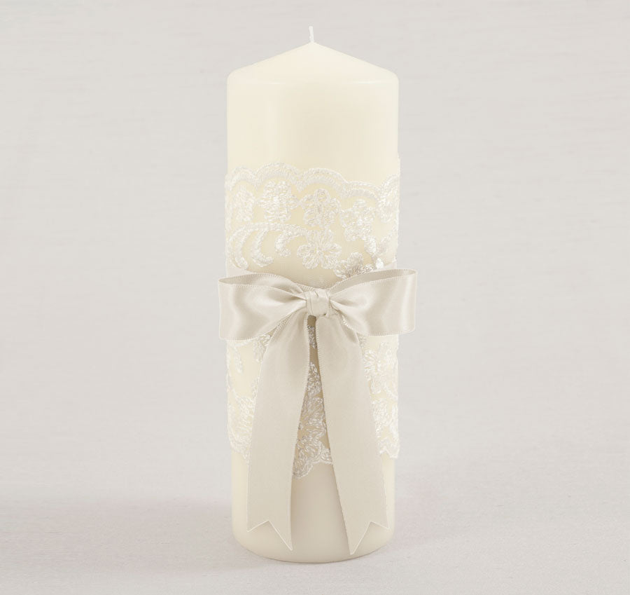 Chantilly Lace Unity Candle