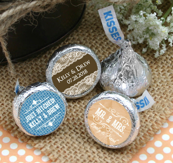 Personalized Hershey’s Kisses Favors - Silhouette Designs