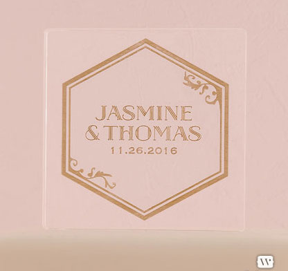 Opulence Personalized Wedding Cake Topper