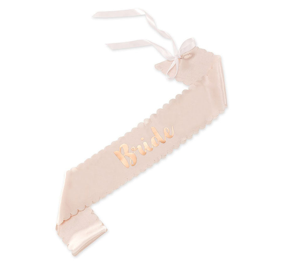 Blush Bride Satin Bridal Sash