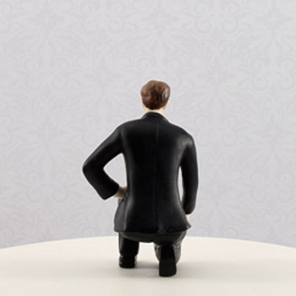 On Bended Knee Groom Figurine