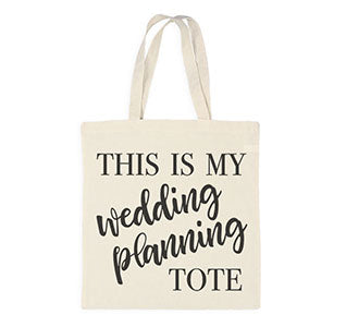 Wedding Planning Tote Bag