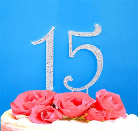 Quinceanera Swarovski Crystal Cake Top