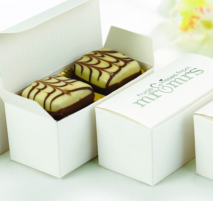 Mr. &amp; Mrs. Truffle Favor Boxes