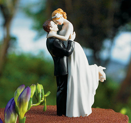 True Romance Bride &amp; Groom Cake Topper