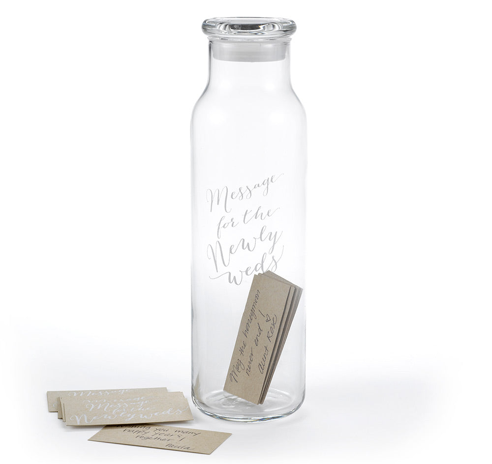 Message in a Bottle Wedding Wishes Set