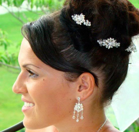Crystal &amp; Pearls Bridal Hair Comb