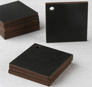 Square Chalkboard Tags (Set of 10)