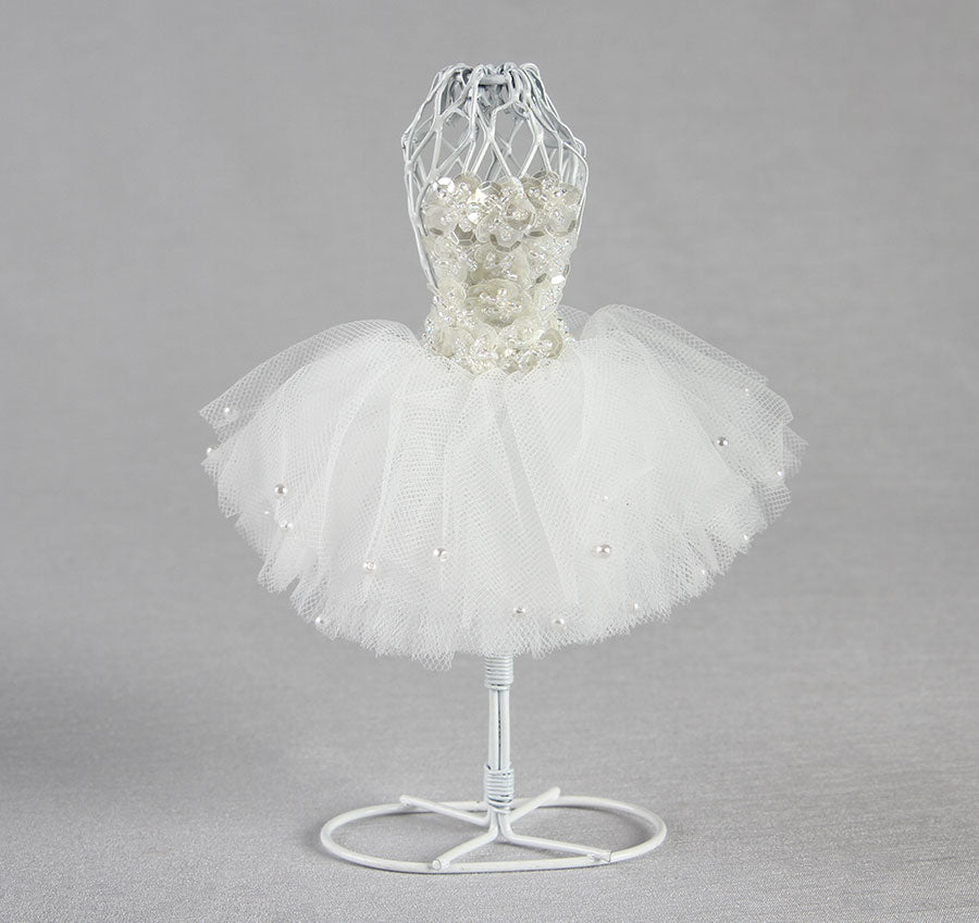White Ballerina Dress Form
