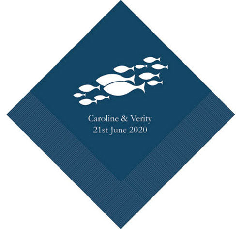 Of All the Fish in the Sea Personalized Napkins