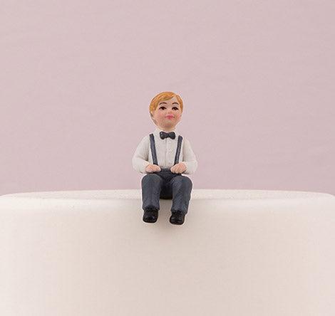 Toddler Boy Cake Top Figurine