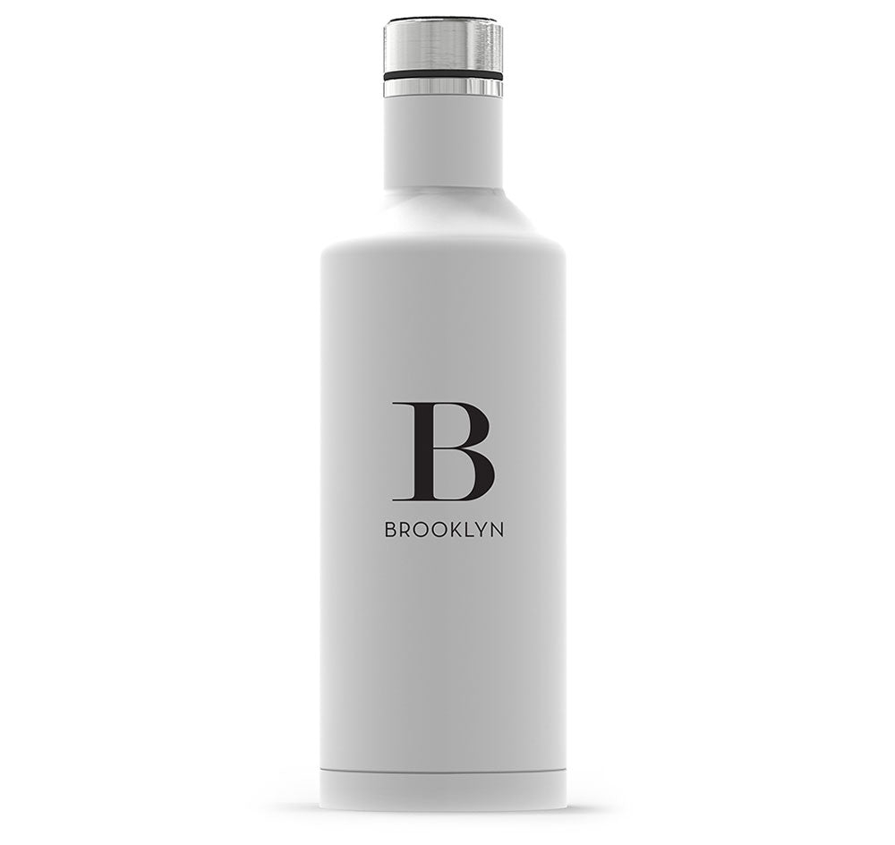 Times Square Travel Bottle - Modern White