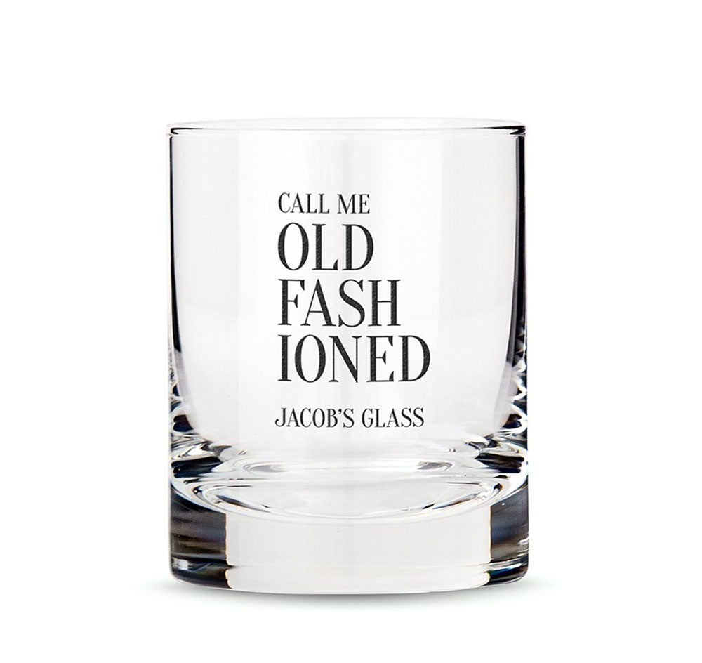 Personalized Whiskey Glass - Old Fashioned