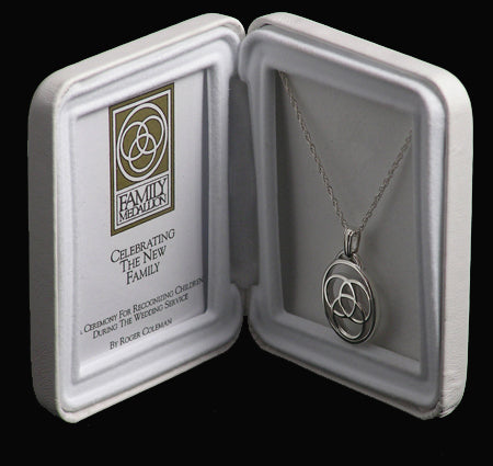 Sterling Silver Filigree Family Medallion Pendant