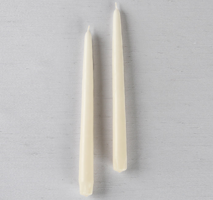 Plain Taper Candles - (Set of 2)