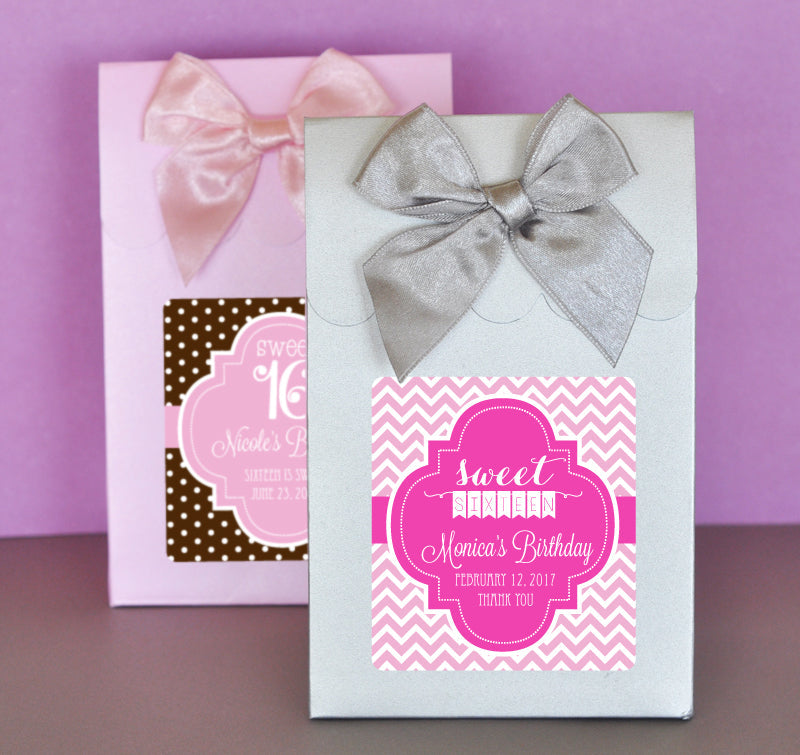 Sweet Shoppe Candy Boxes - Sweet Sixteen or 15
