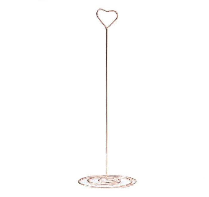 Rose Gold Number Holder