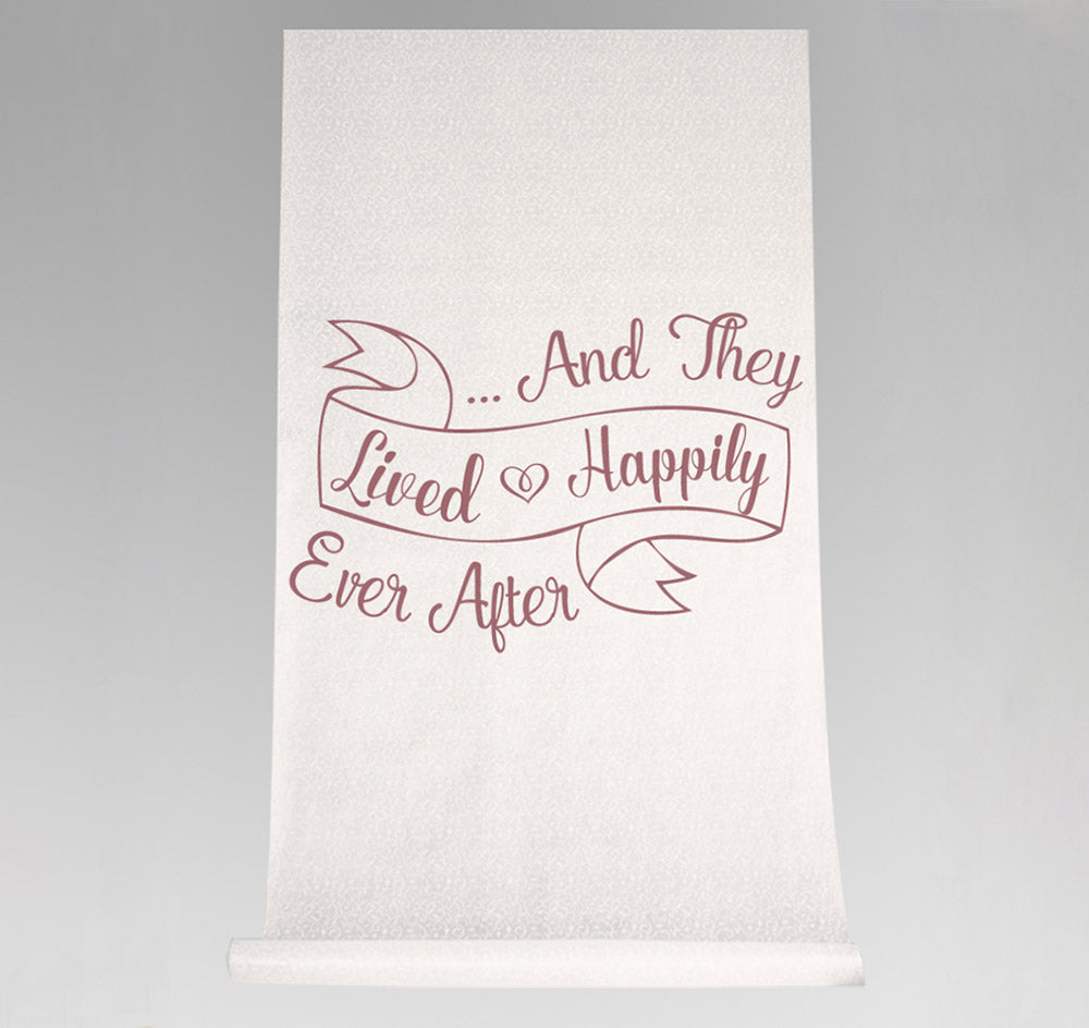 Happily Ever After Wedding Aisle Runner