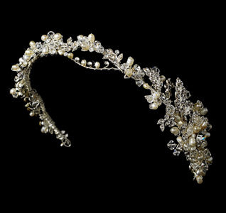 Pearl and Crystal Bridal Headband