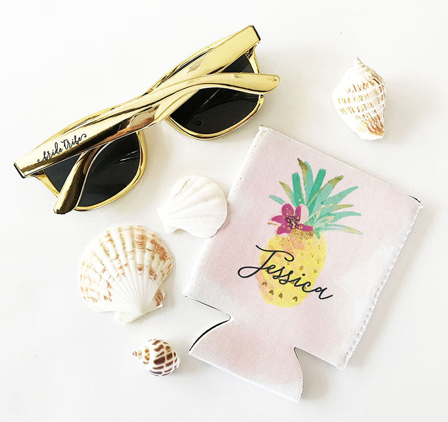 Tropical Can Cooler - Personalized