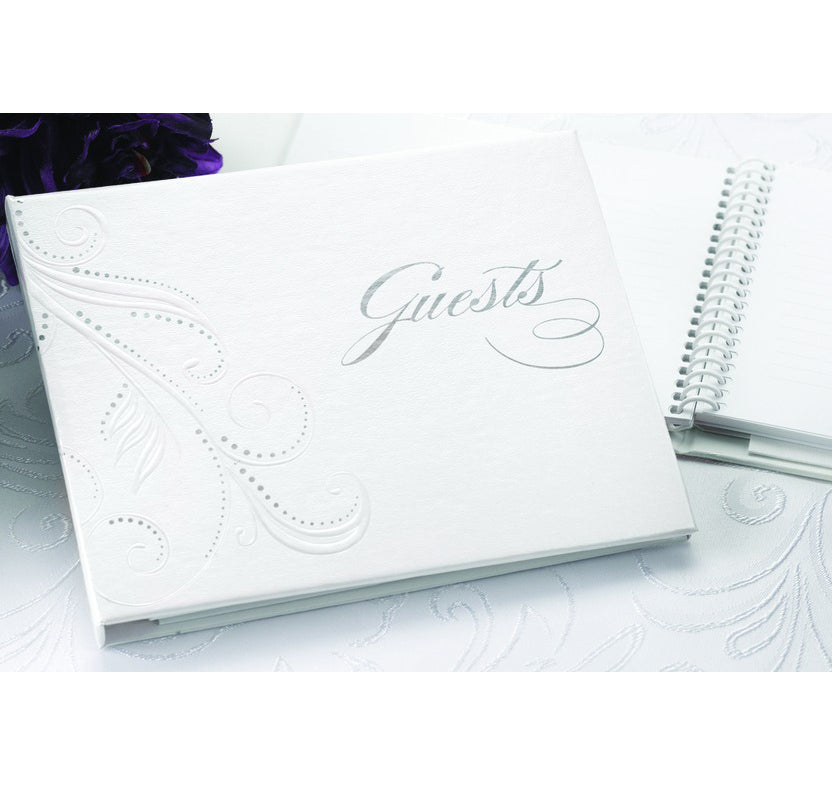 Swirl Dots Guest Book